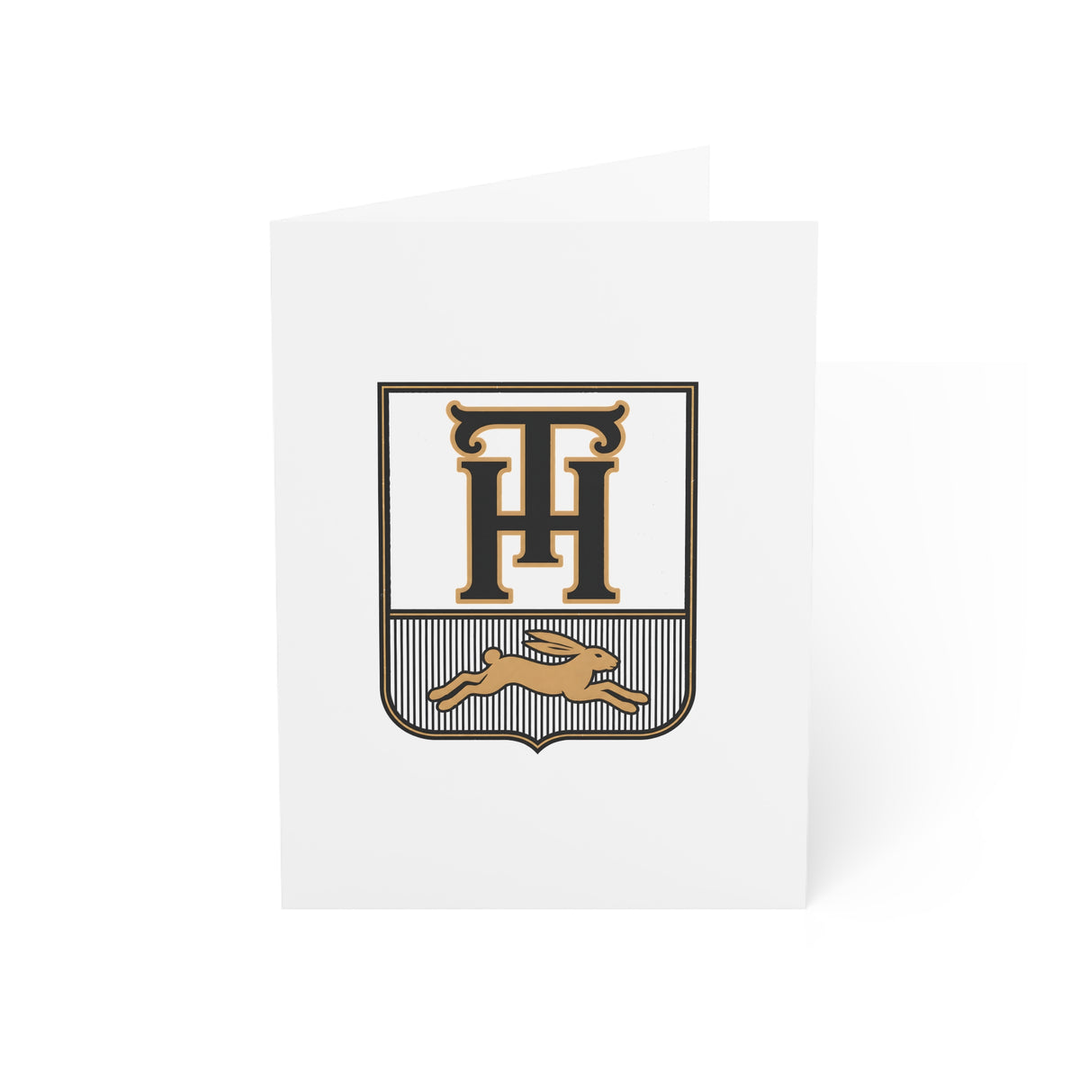 Team Haas Thank You Card Set of 10, Matte Family Crest Cards