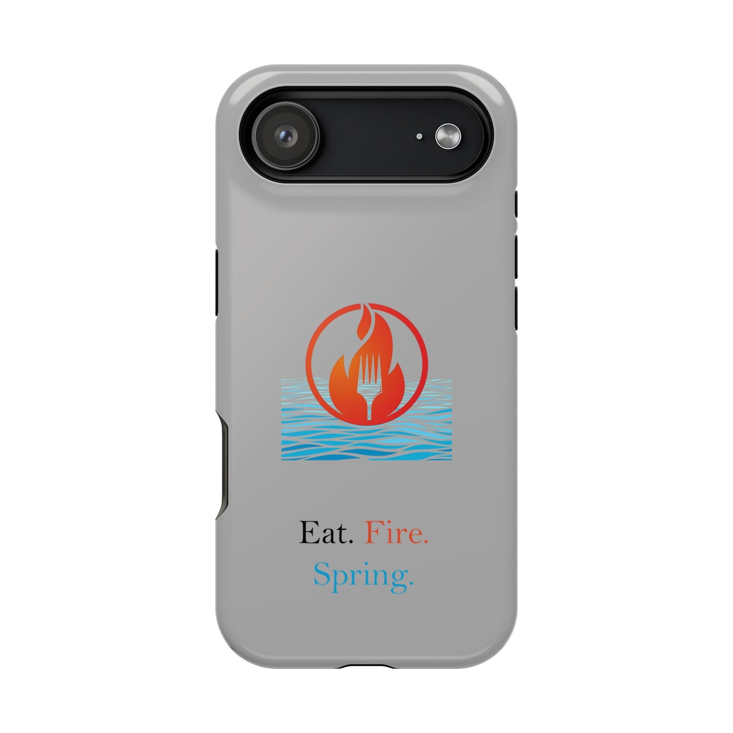 Eat Fire Spring iPhone Case - Image Logo
