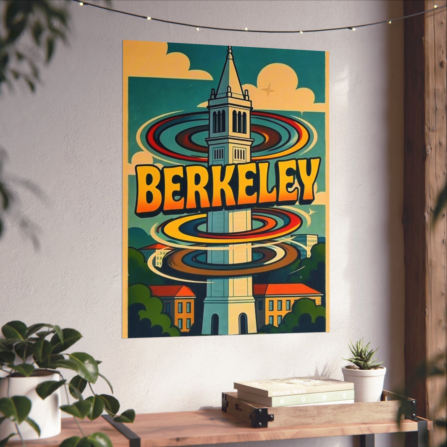 Berkeley California Vintage Retro Giclée Print Art Series Poster