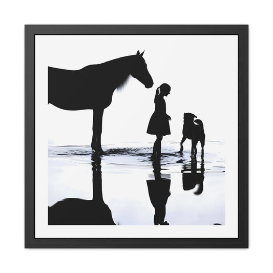 Shoreline Trio II - Tide & Light Series Framed Art Print