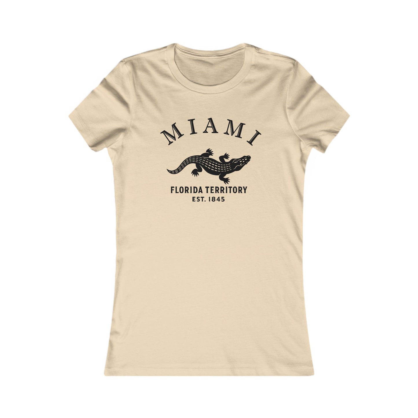 Miami Florida Vintage Retro Unisex Heavy Cotton Hoodie - Black Logo
