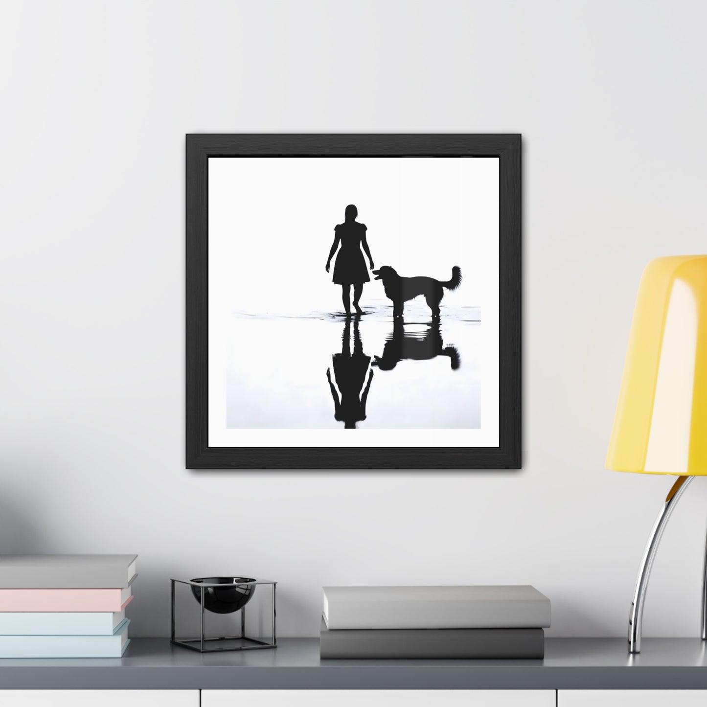 Companion in Still Water - Tide & Light Series Framed Poster