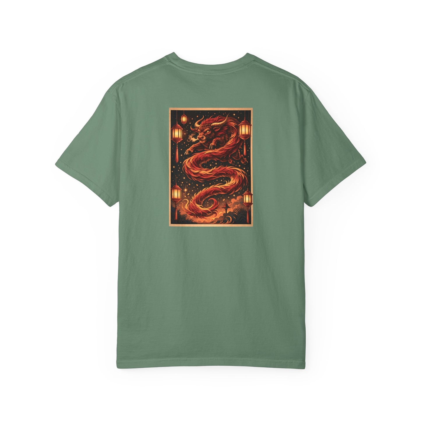 Zodiac Year of the Ox (2021+) Vintage Retro Art Series Cotton Tee