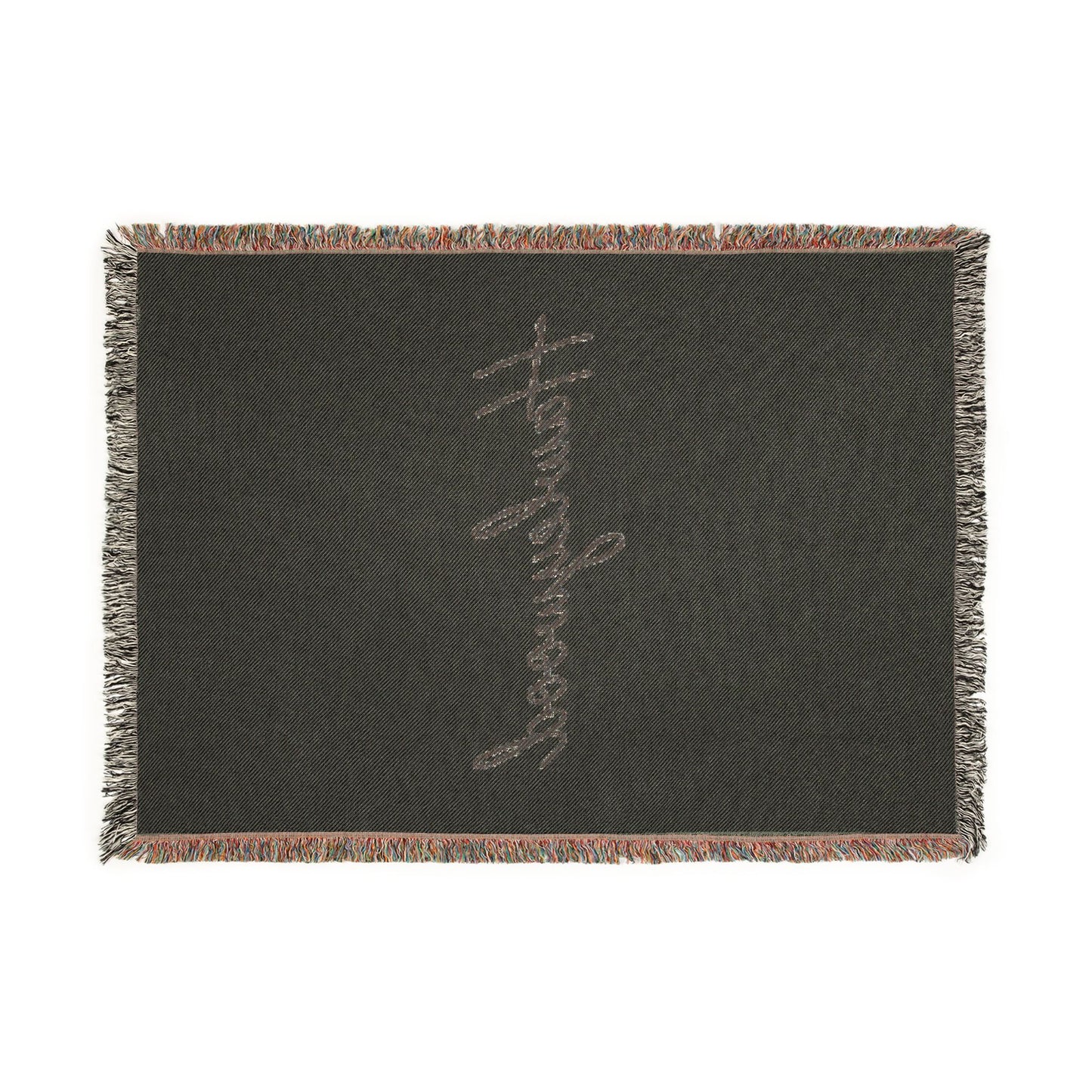 Hawleywood Vintage Retro Cotton Woven Blanket - Live the Dream