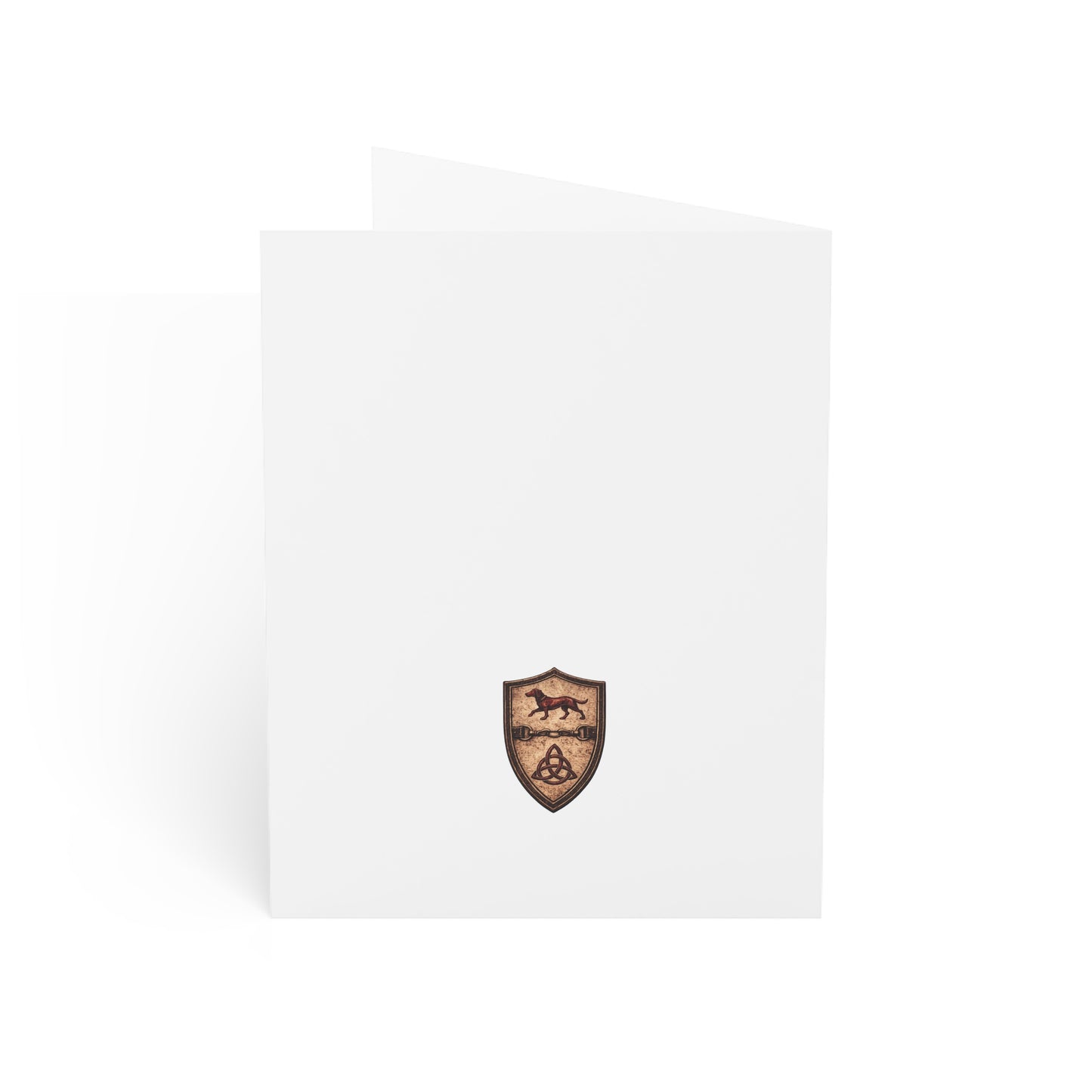 №108 Knight Crest Blank Card Set · Live Your Best Knight · Temperantia Fiducia Perseverantia