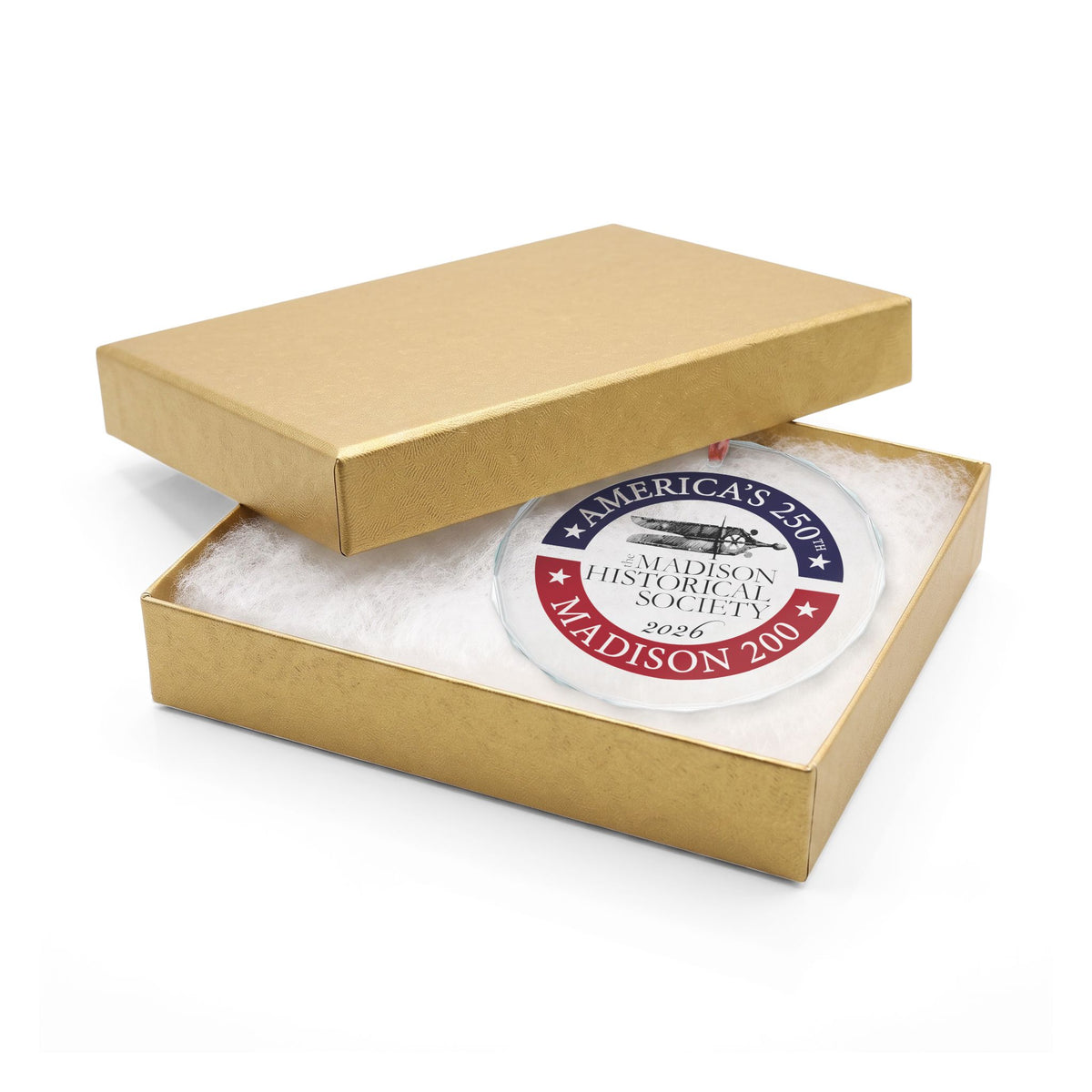 2026 Madison Historical Society Holiday Ornament — Madison 200, America's 250th