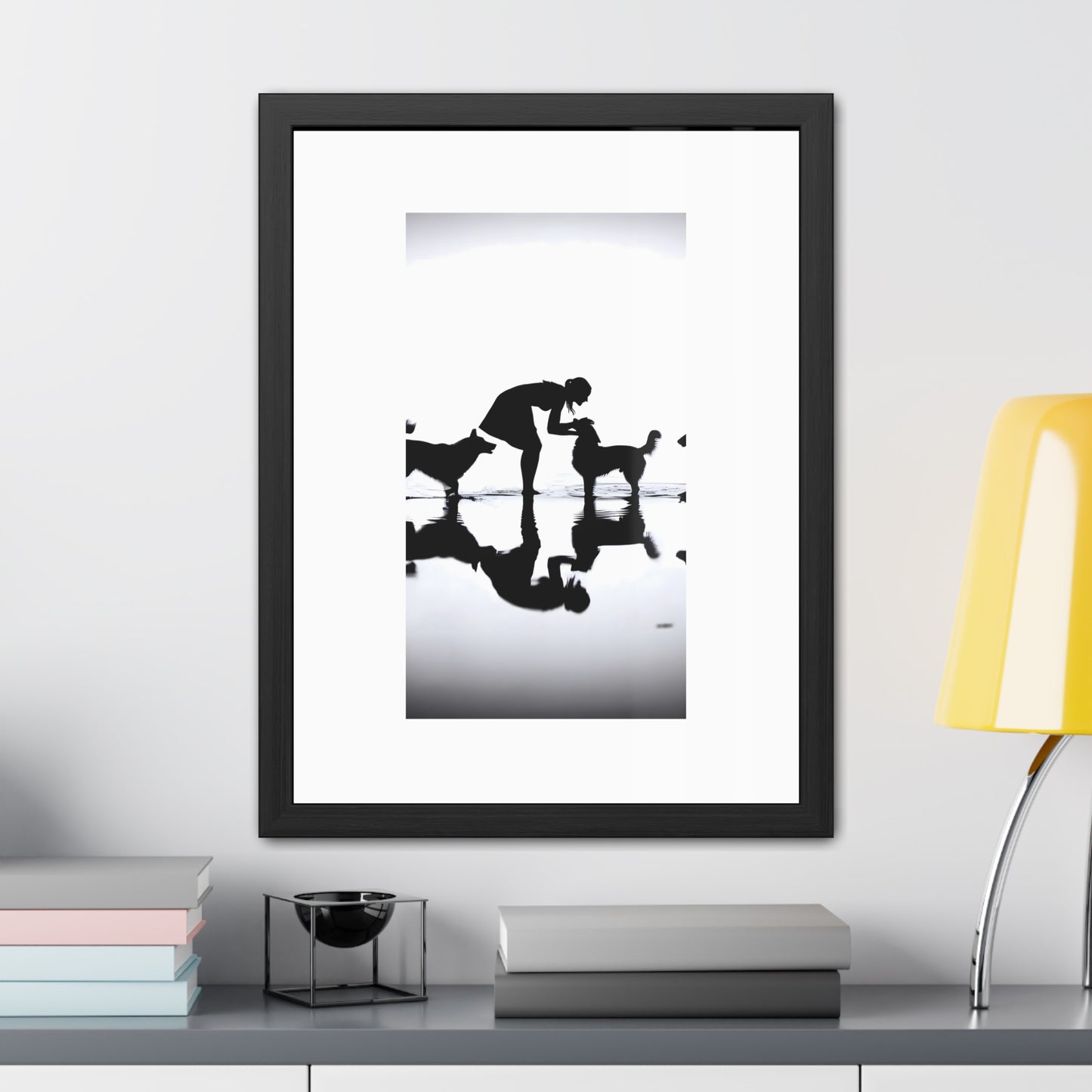 Shoreline Gathering - Tide & Light Series Framed Poster