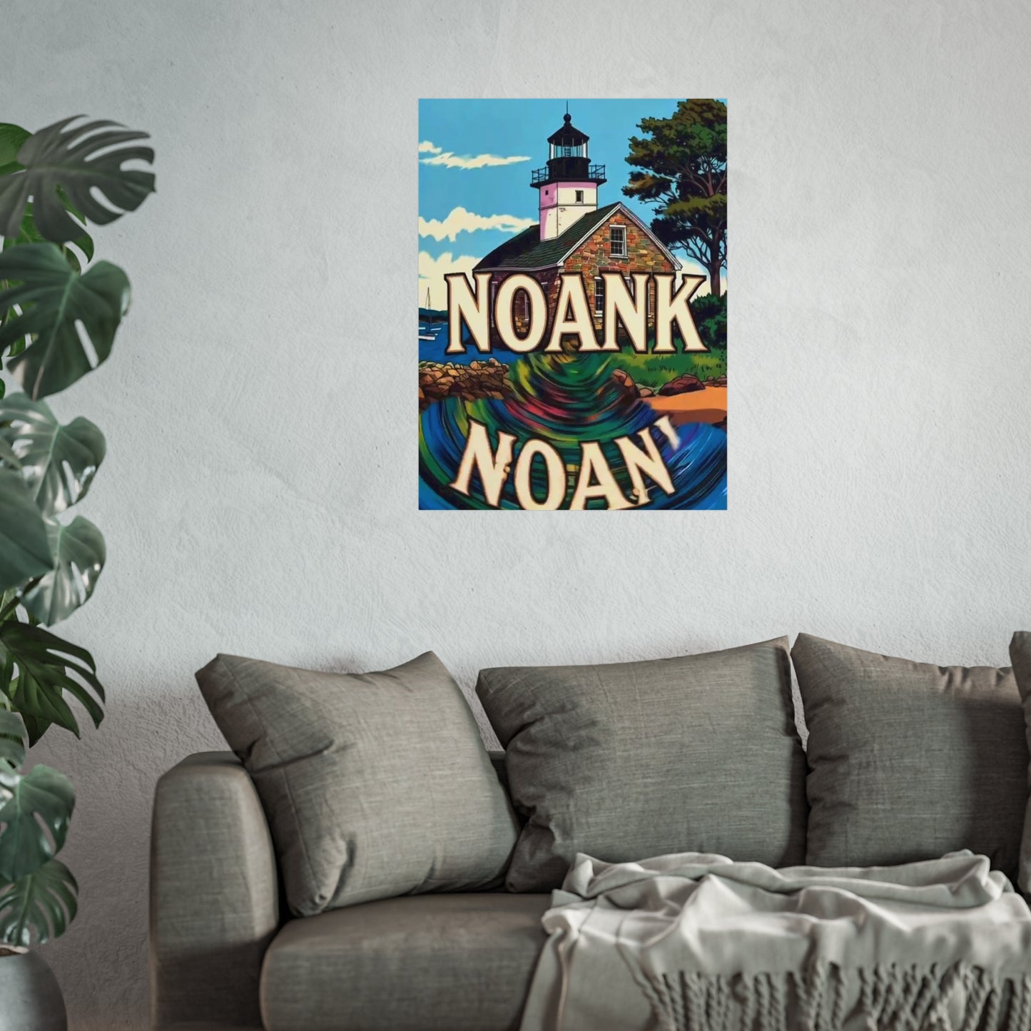 Noank Connecticut Vintage Retro Giclée Print Art Series Poster