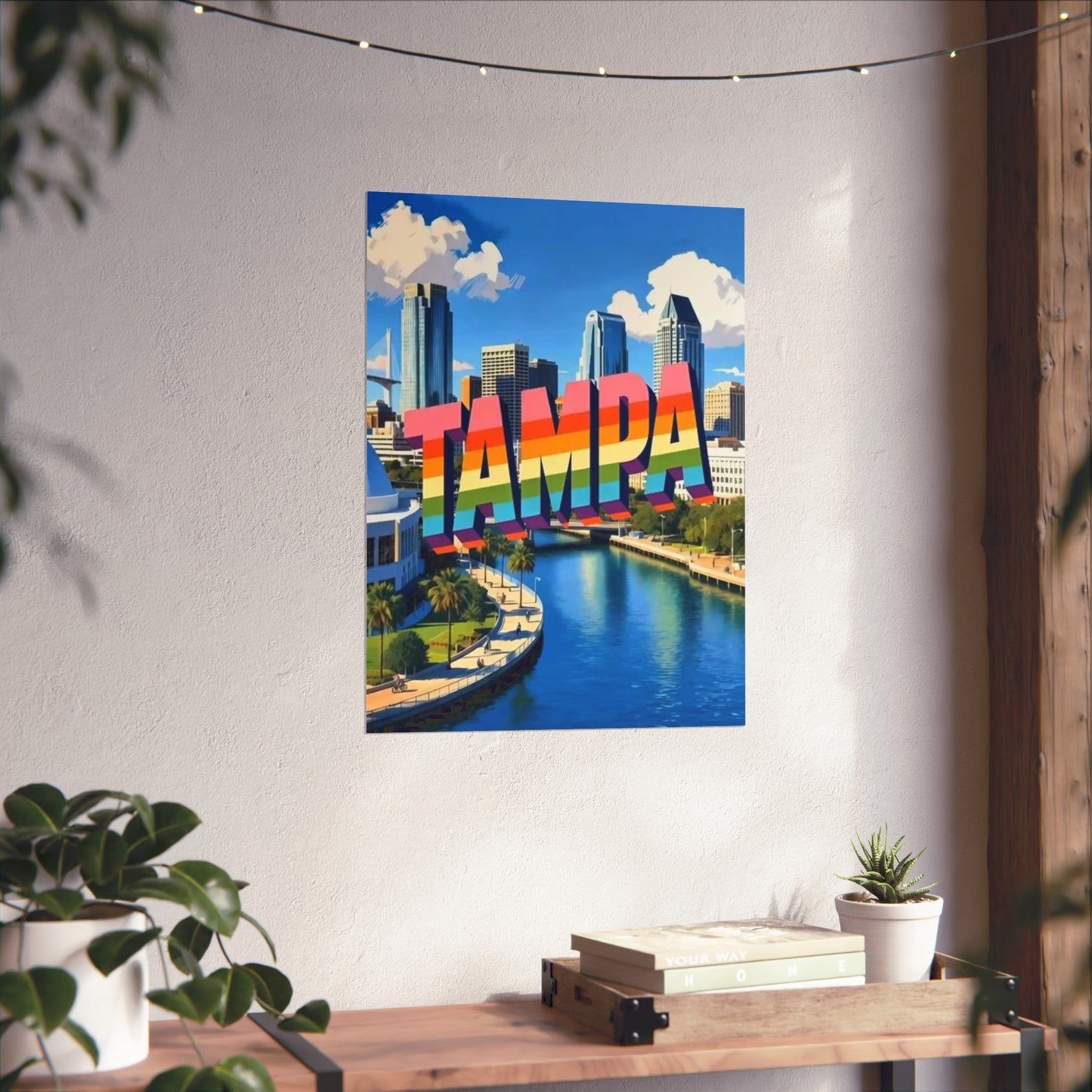 Tampa Florida Vintage Retro Giclée Print Art Series Poster