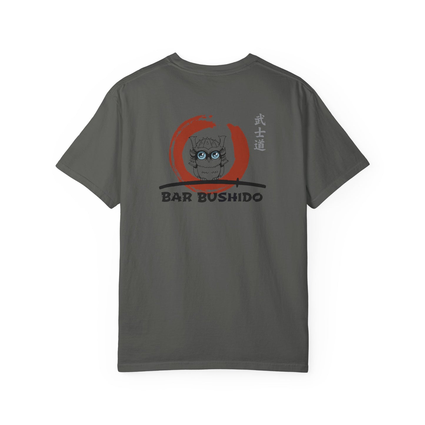 Bar Bushido Front & Rear Print Art Series Cotton Tee - Color Logo