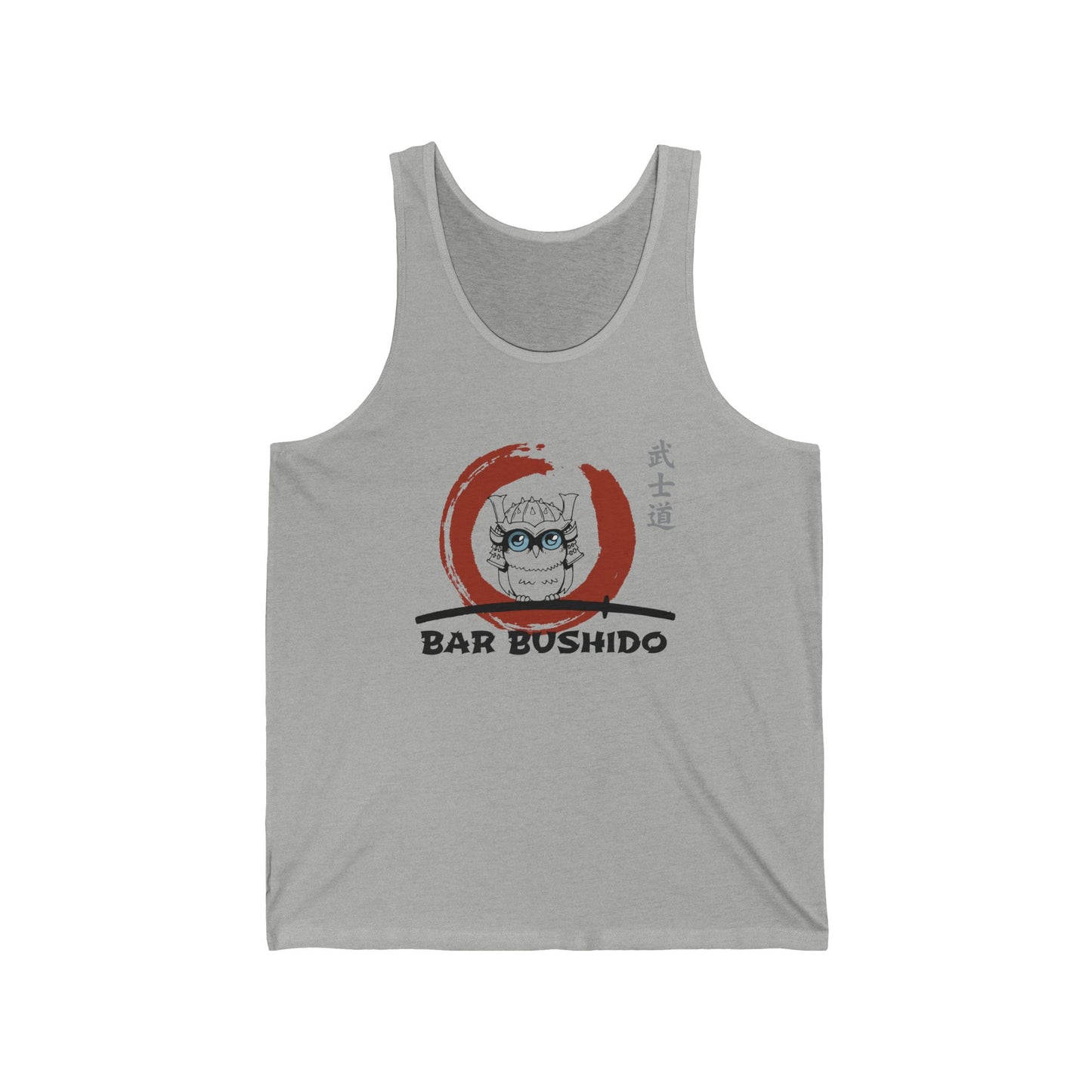 Bar Bushido Unisex Cotton Jersey Tank Top - Color Logo