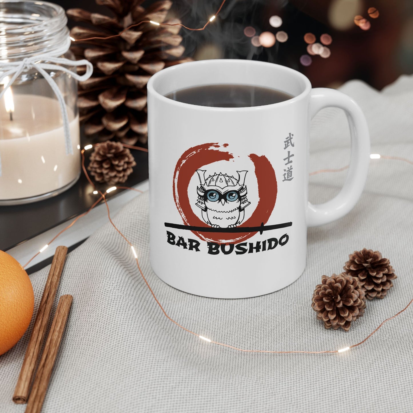 Bar Bushido Ceramic Mug - Color Logo