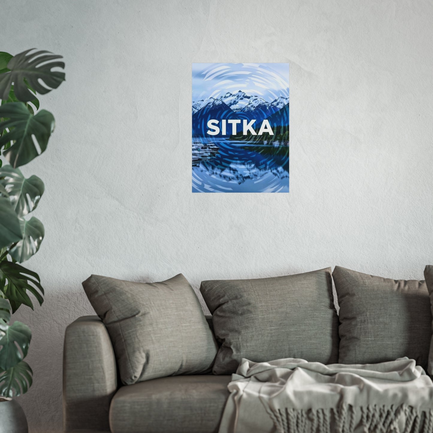 Sitka Alaska Vintage Retro Giclée Print Art Series Poster