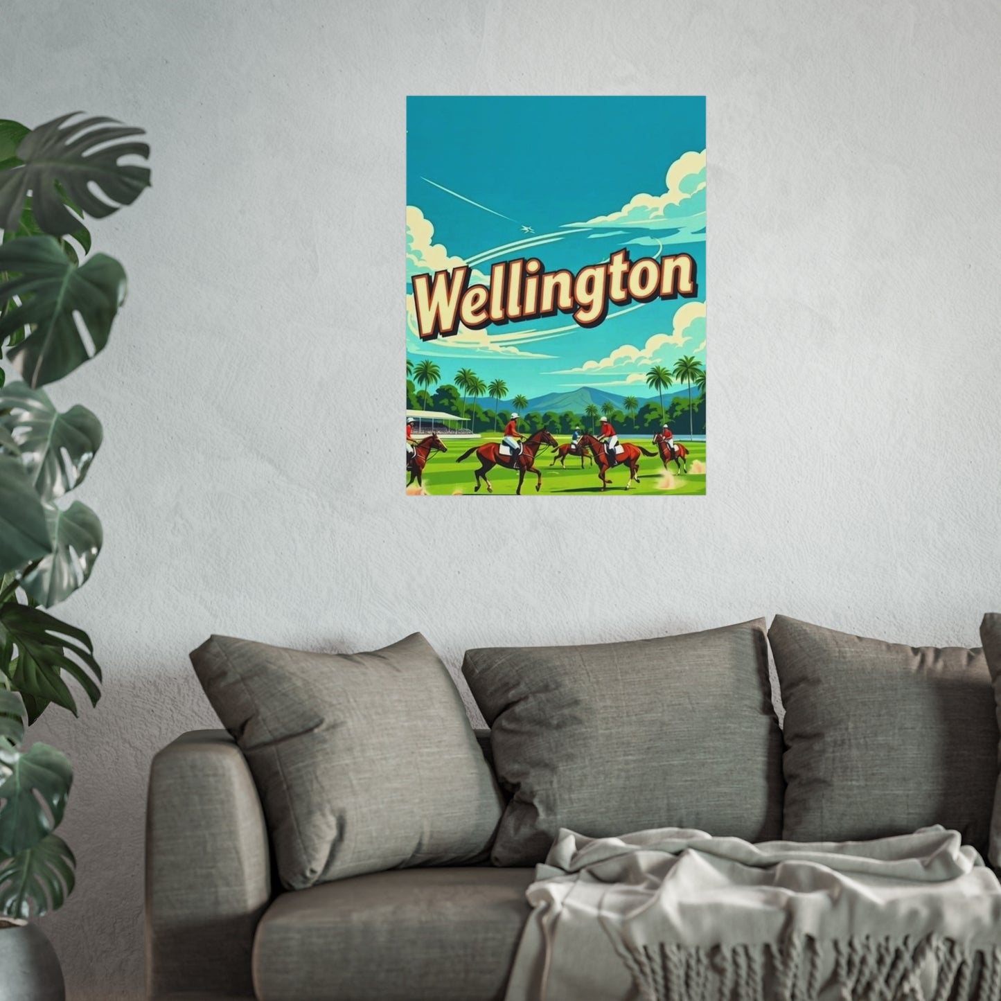 Wellington Florida Vintage Retro Giclée Print Art Series Poster