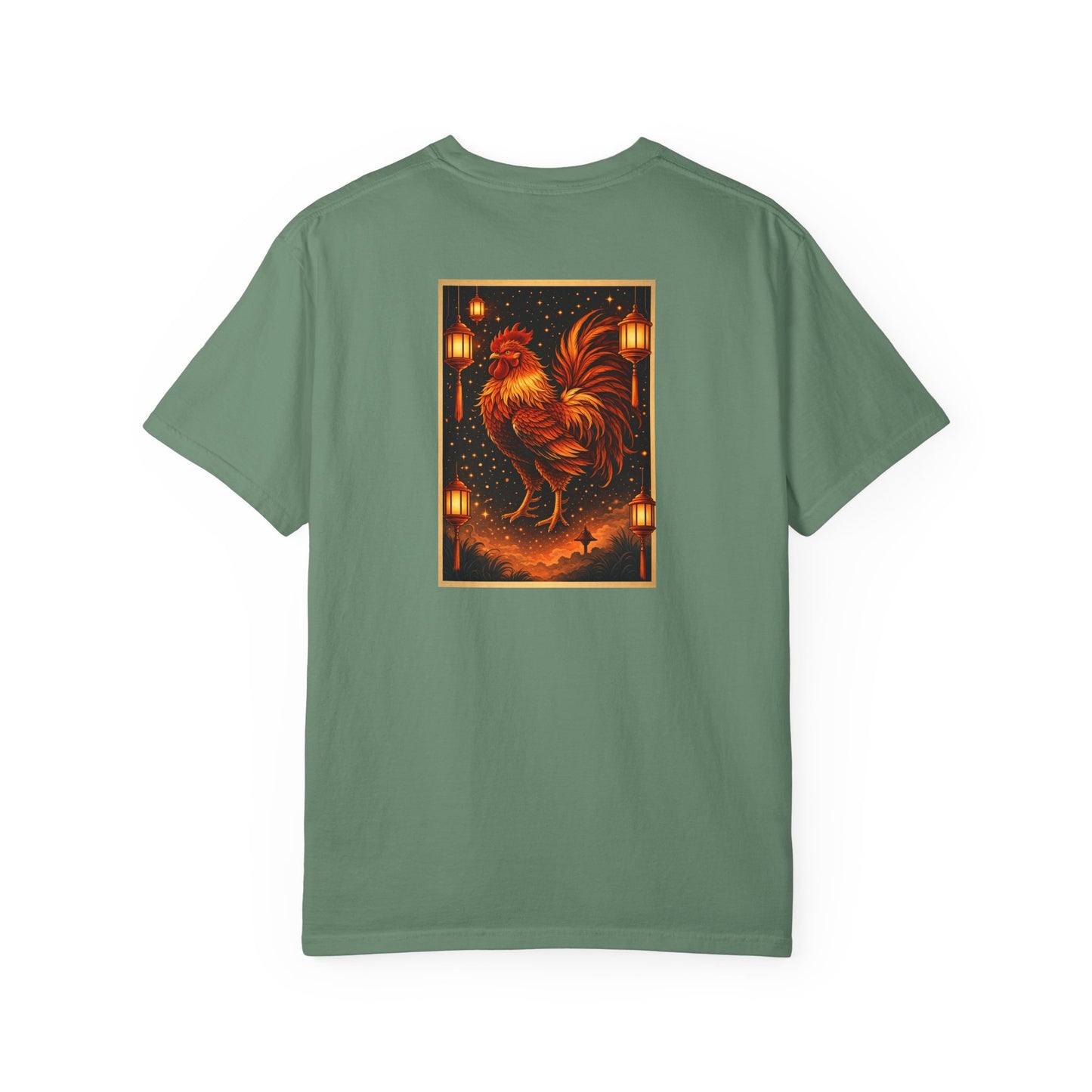 Zodiac Year of the Rooster (2017+) Vintage Retro Art Series Cotton Tee