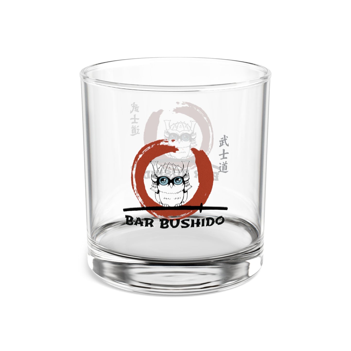 Bar Bushido Whisky Glass - Color Logo