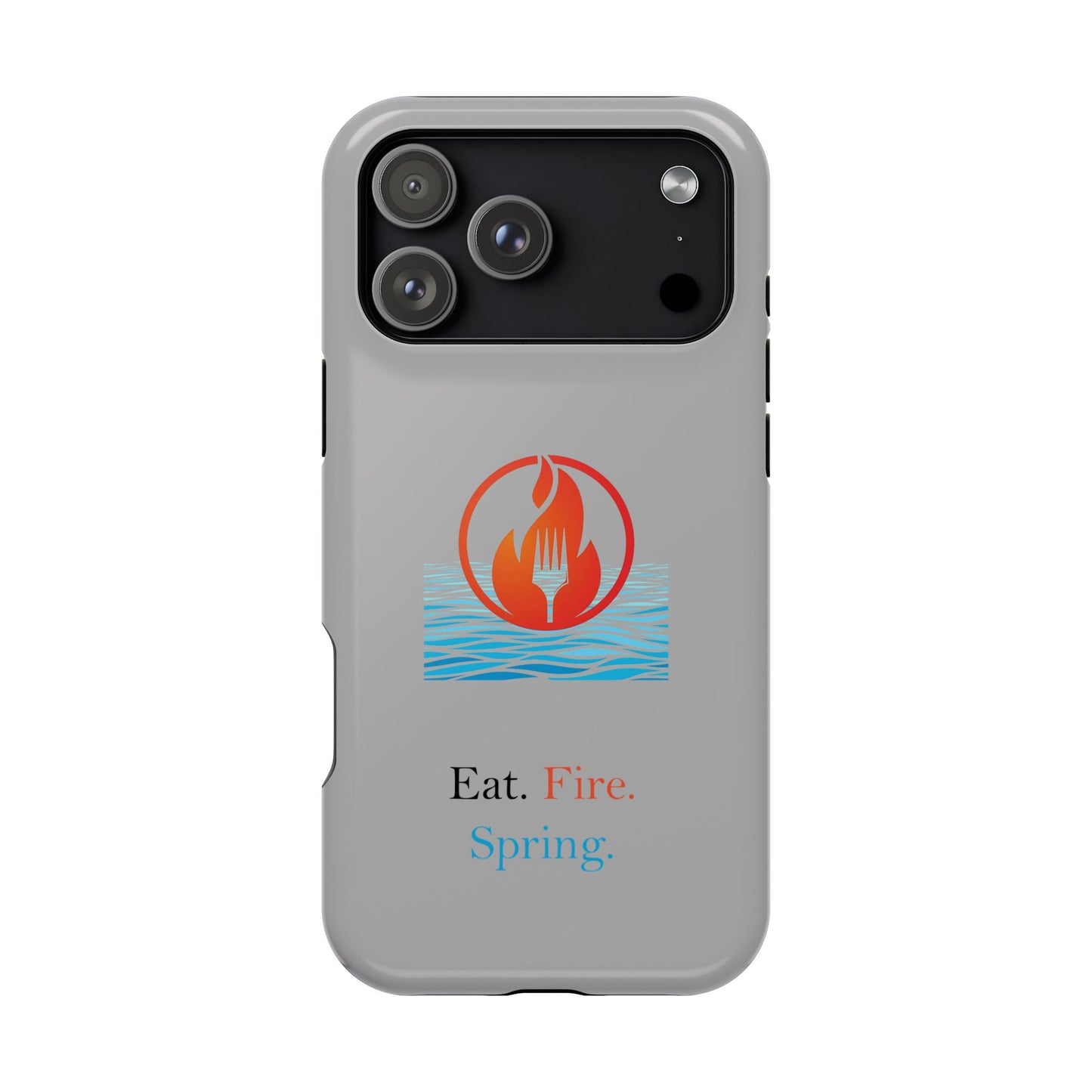 Eat Fire Spring iPhone Case - Image Logo