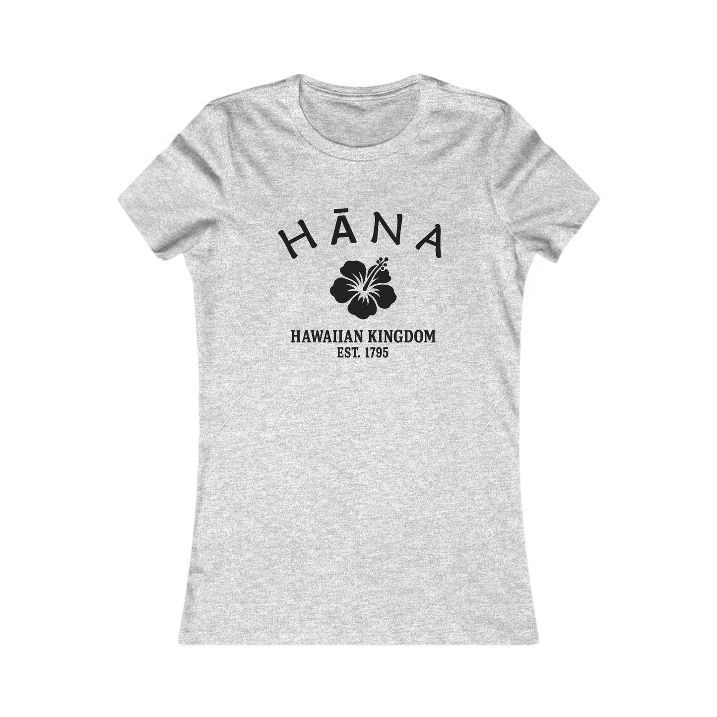 Hana Hawaii Vintage Retro Unisex Heavy Cotton Hoodie - Black Logo
