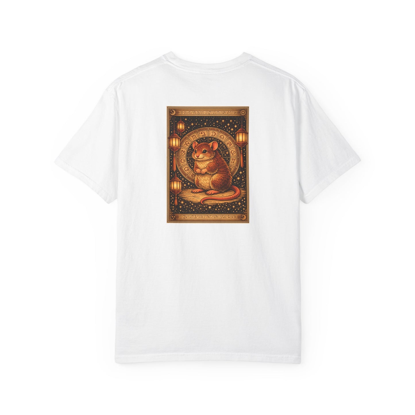 Zodiac Year of the Rat (2020+) Vintage Retro Art Series Cotton Tee