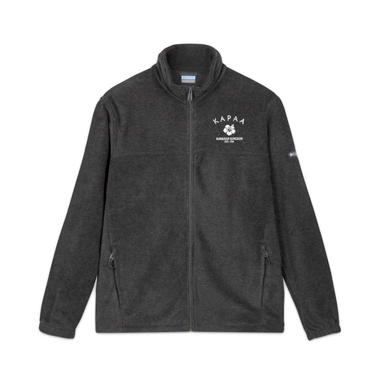 Kapaa Hawaii Vintage Retro Unisex Embroidered Fleece Jacket - White Logo