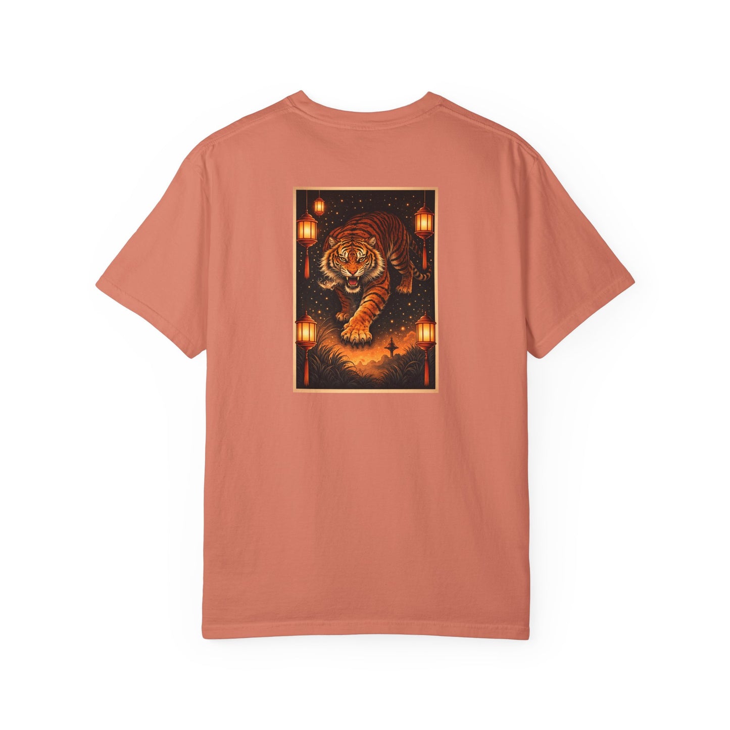 Zodiac Year of the Tiger (2022+) Vintage Retro Art Series Cotton Tee