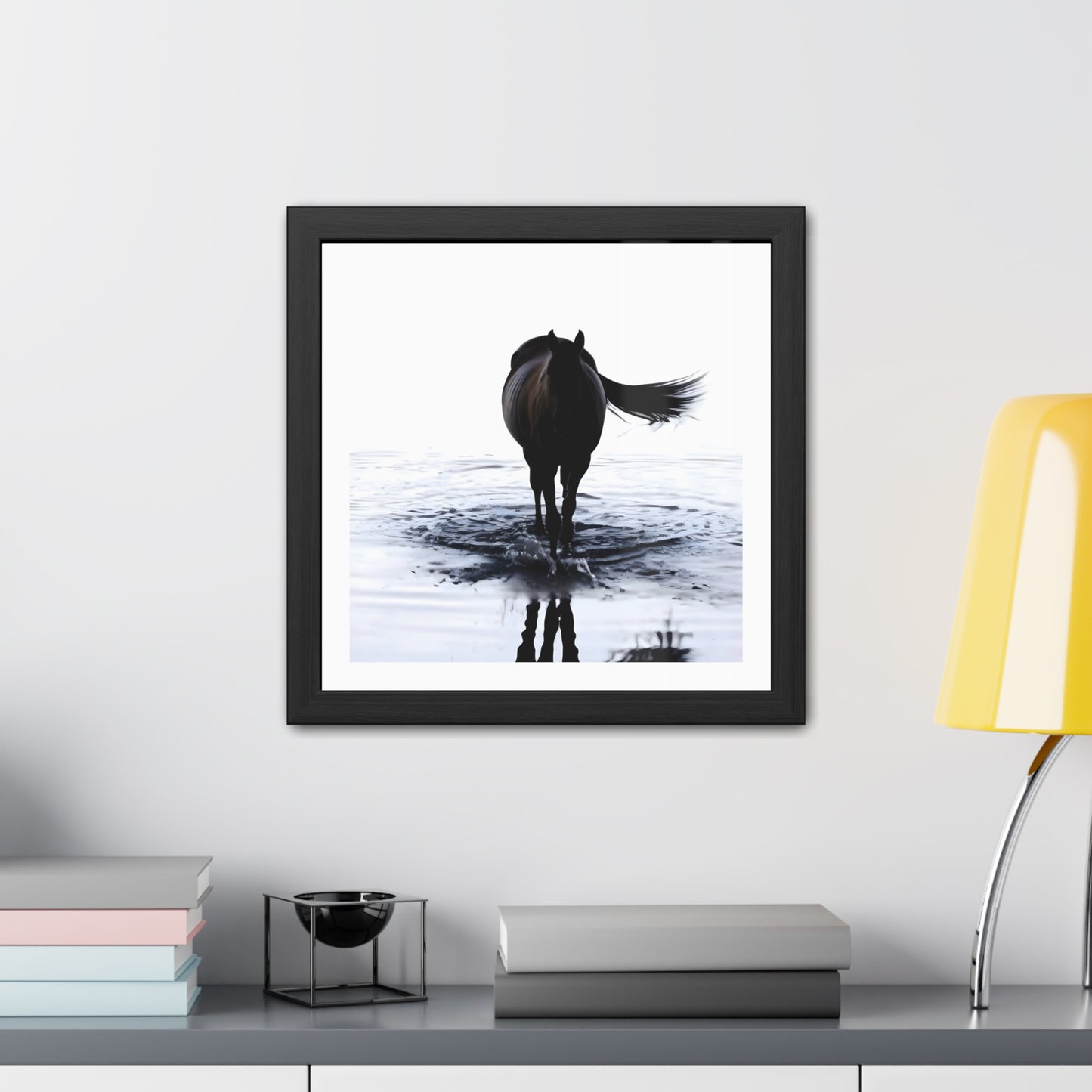 Whitewater Charge - Tide & Light Series Framed Poster