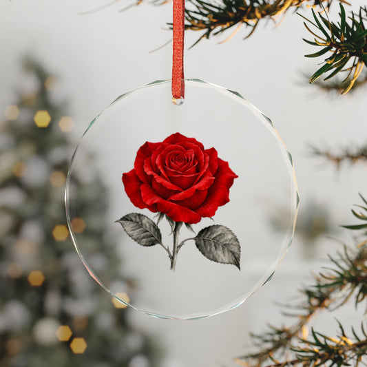 Tyler, Texas Holiday Ornament — The Bloom That Replaced the Orchards — 3-inch faceted crystal glass ornament in white gift box