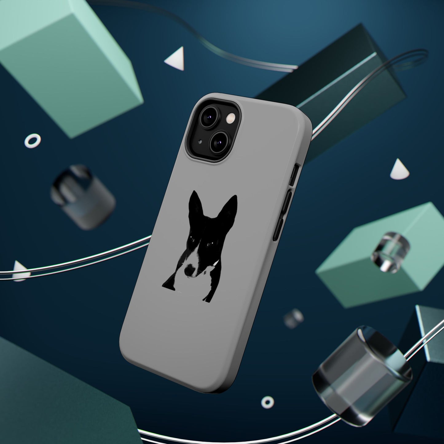 A Life Well Lived Basenji Retro iPhone Case - Black Logo