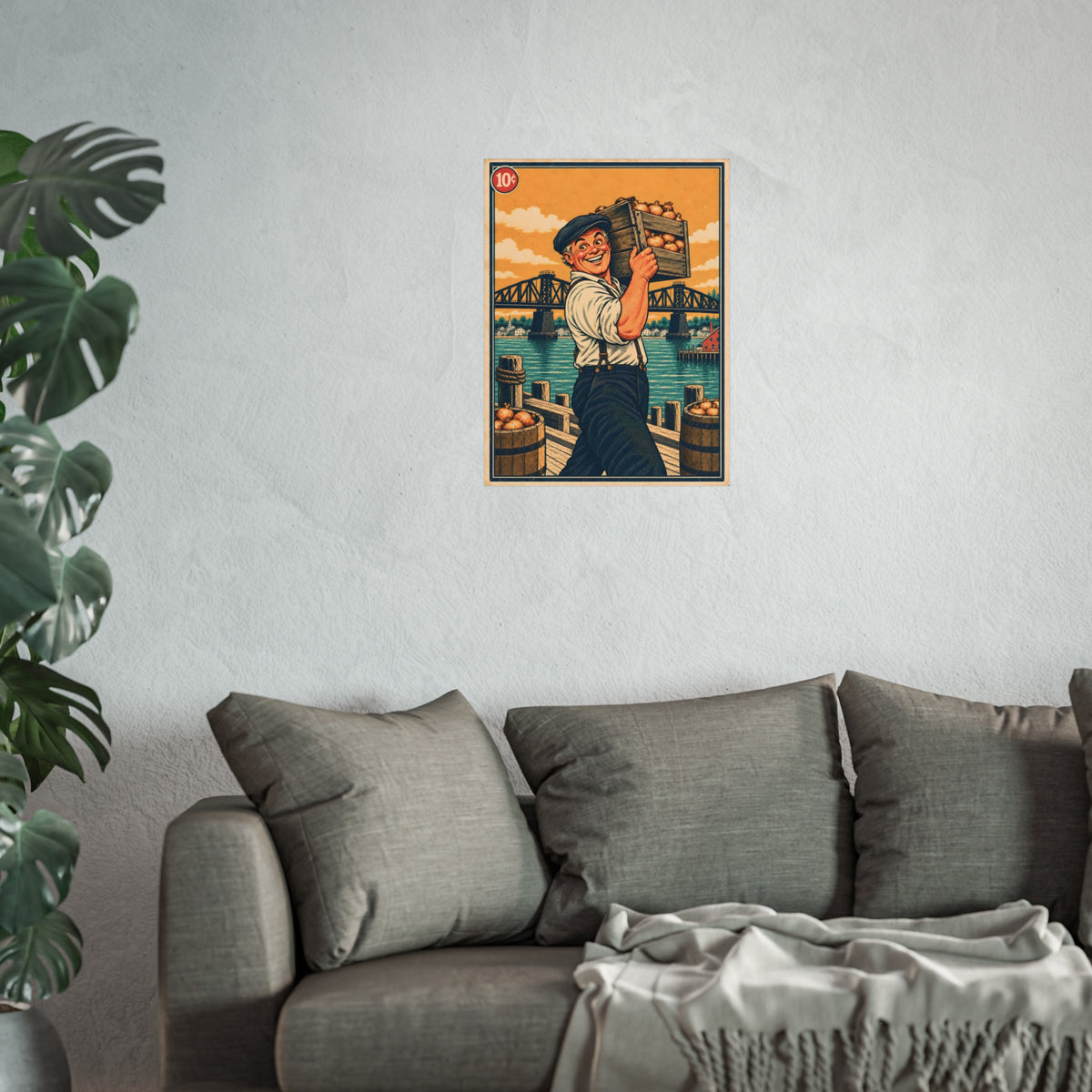 Westport Connecticut Vintage Retro Art Series Poster