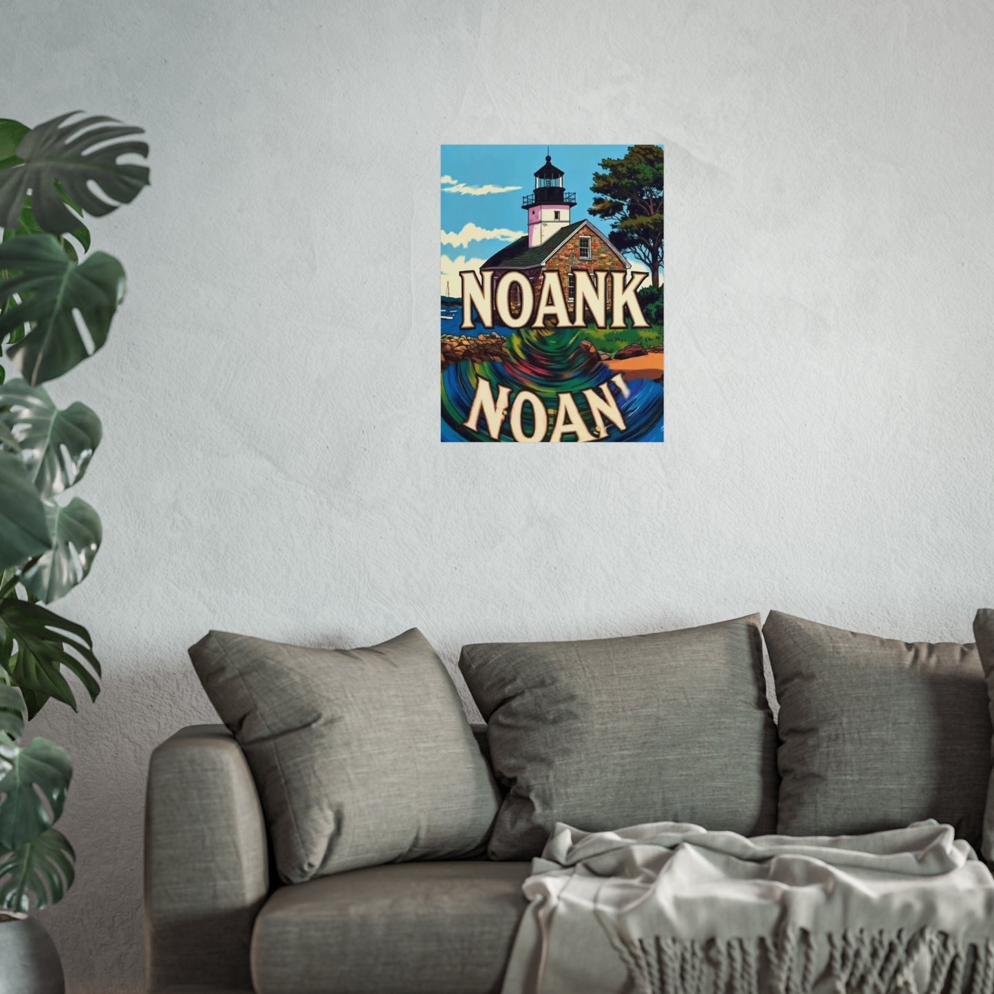 Noank Connecticut Vintage Retro Giclée Print Art Series Poster