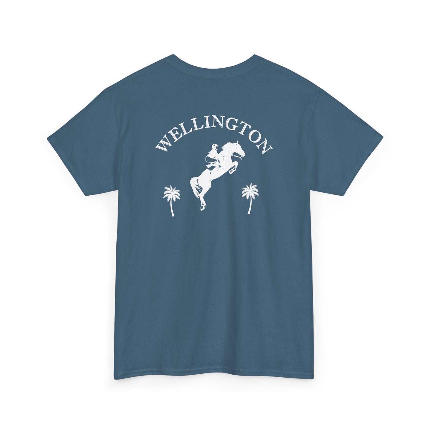 Wellington Florida Vintage Retro Unisex Heavy Cotton Equestrian Tee