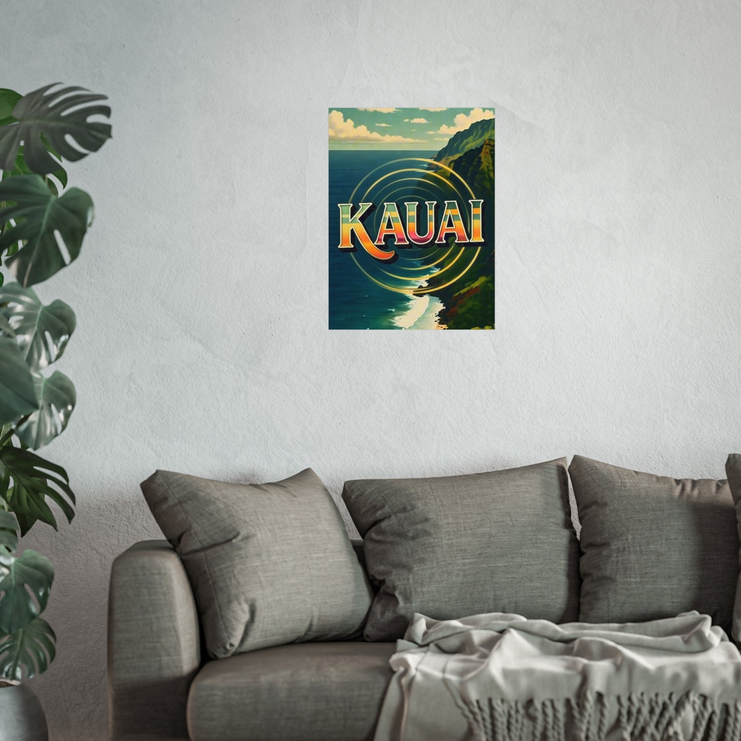 Kauai Hawaii Vintage Retro Giclée Print Art Series Poster