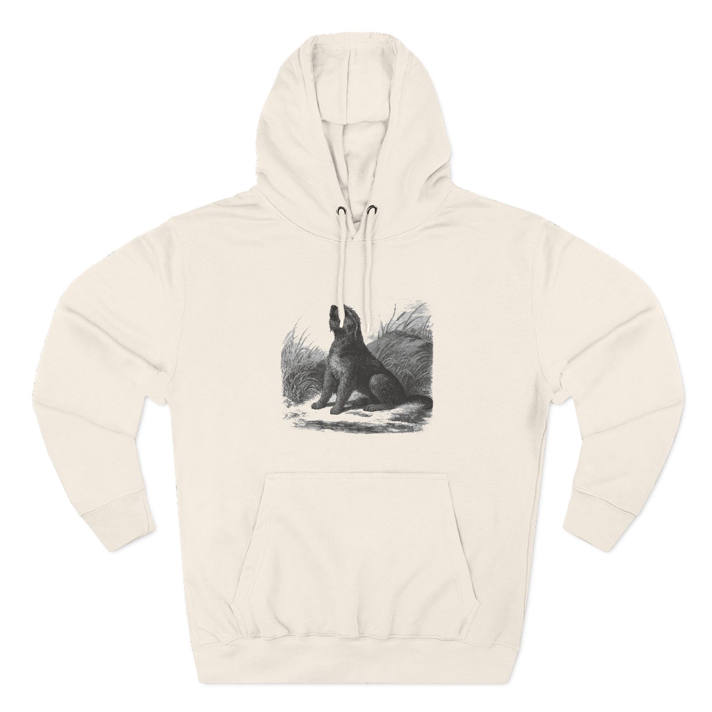 Otterhound Vintage Retro Unisex Heavy Cotton Hoodie - Howling For Fun