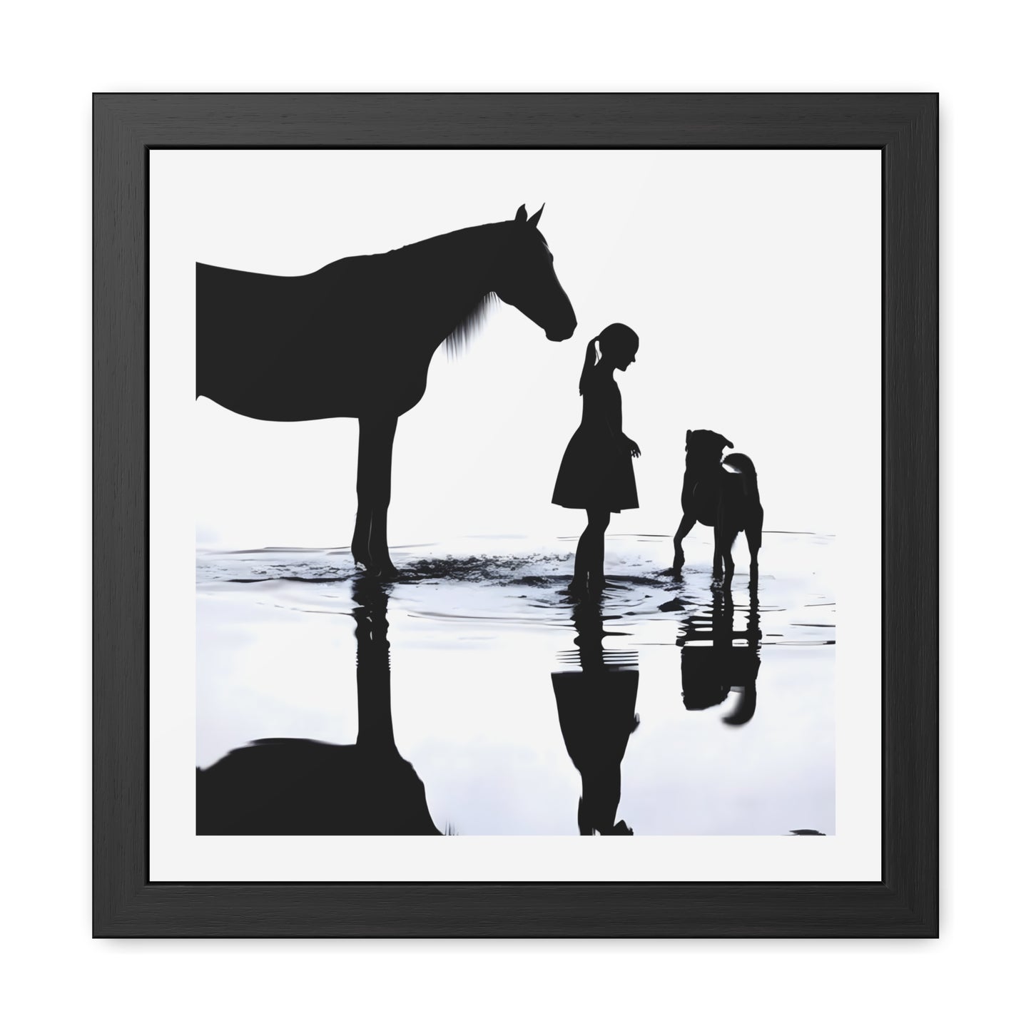 Shoreline Trio II - Tide & Light Series Framed Poster