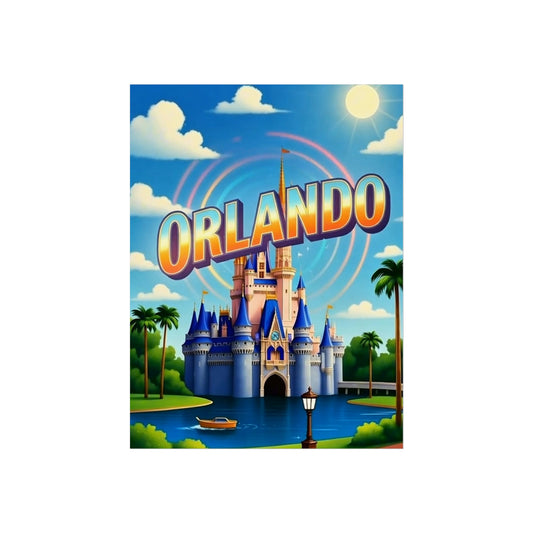 Orlando Florida Vintage Retro Giclée Print Art Series Poster