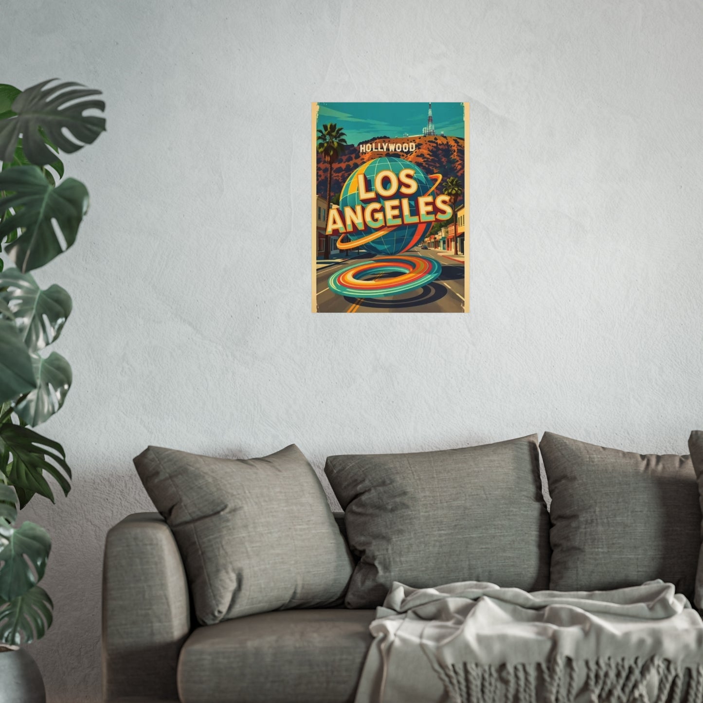Los Angeles California Vintage Retro Giclée Print Art Series Poster