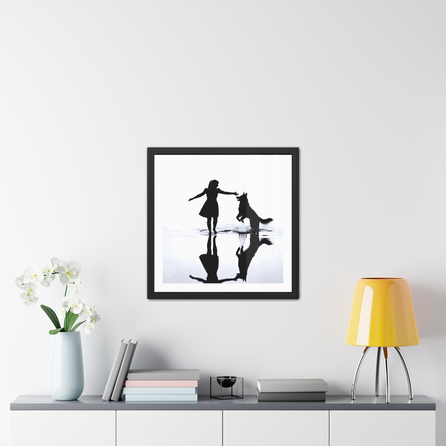 Whitewater Leap - Tide & Light Series Framed Poster