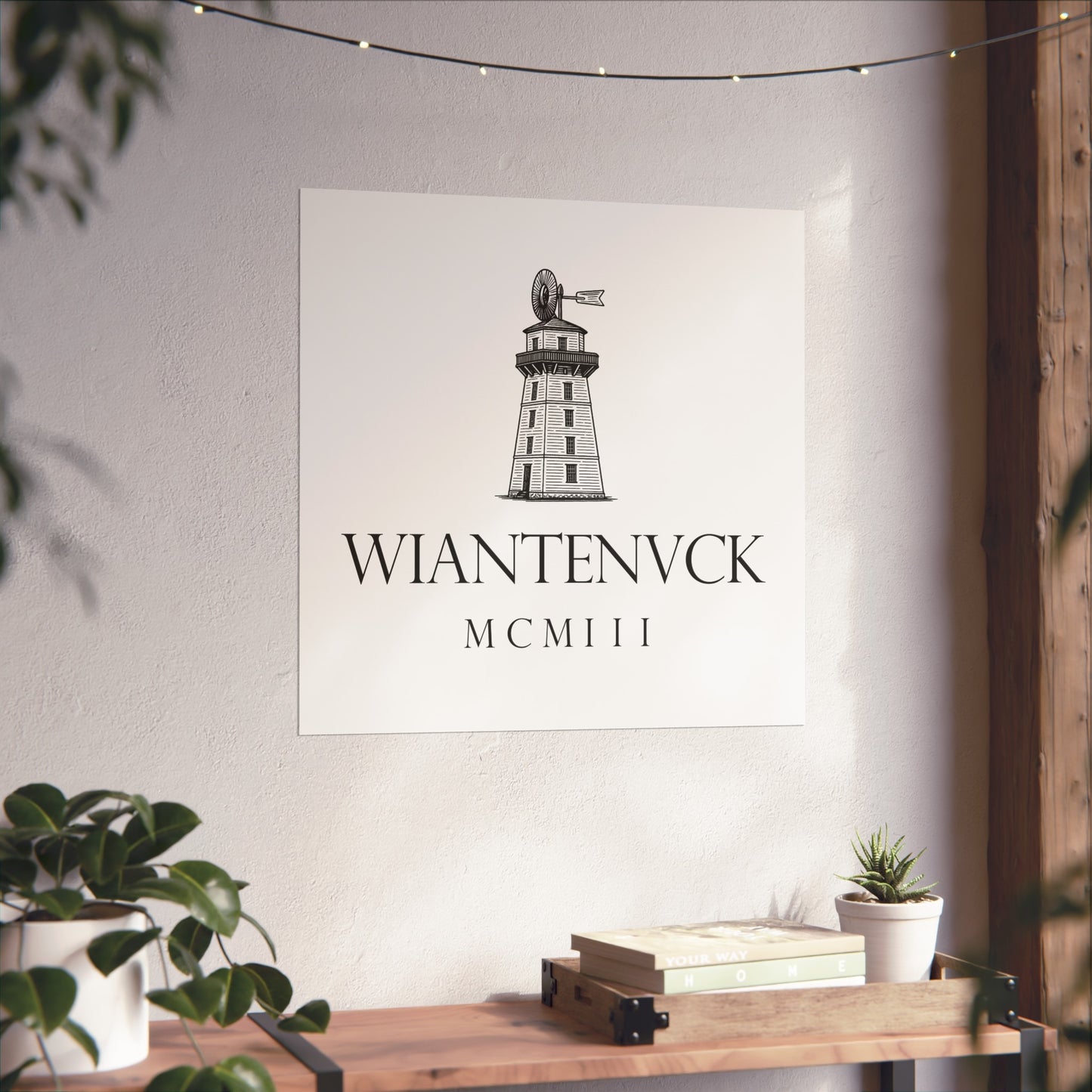 Wiantenuck Art Series Poster - Black Logo