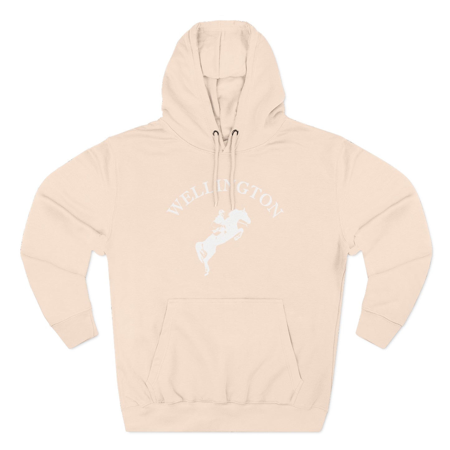 Wellington Florida Vintage Retro Unisex Heavy Cotton Equestrian Hoodie