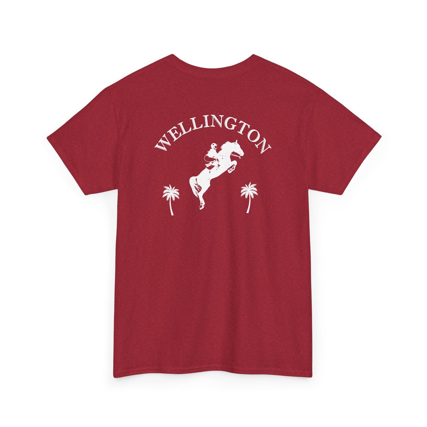 Wellington Florida Vintage Retro Unisex Heavy Cotton Equestrian Tee