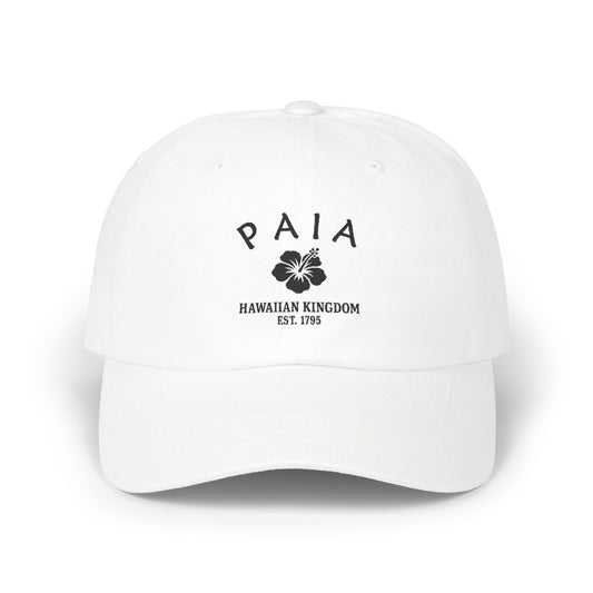 Paia Hawaii Classic Cotten Cap - Black Logo