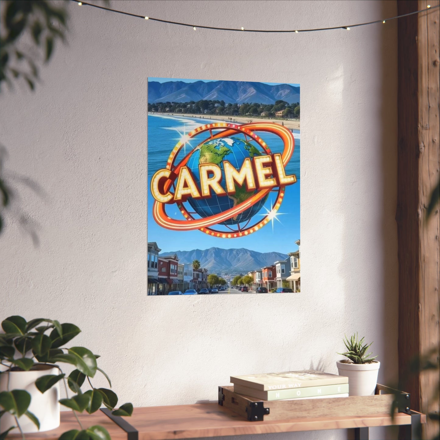 Carmel California Vintage Retro Giclée Print Art Series Poster