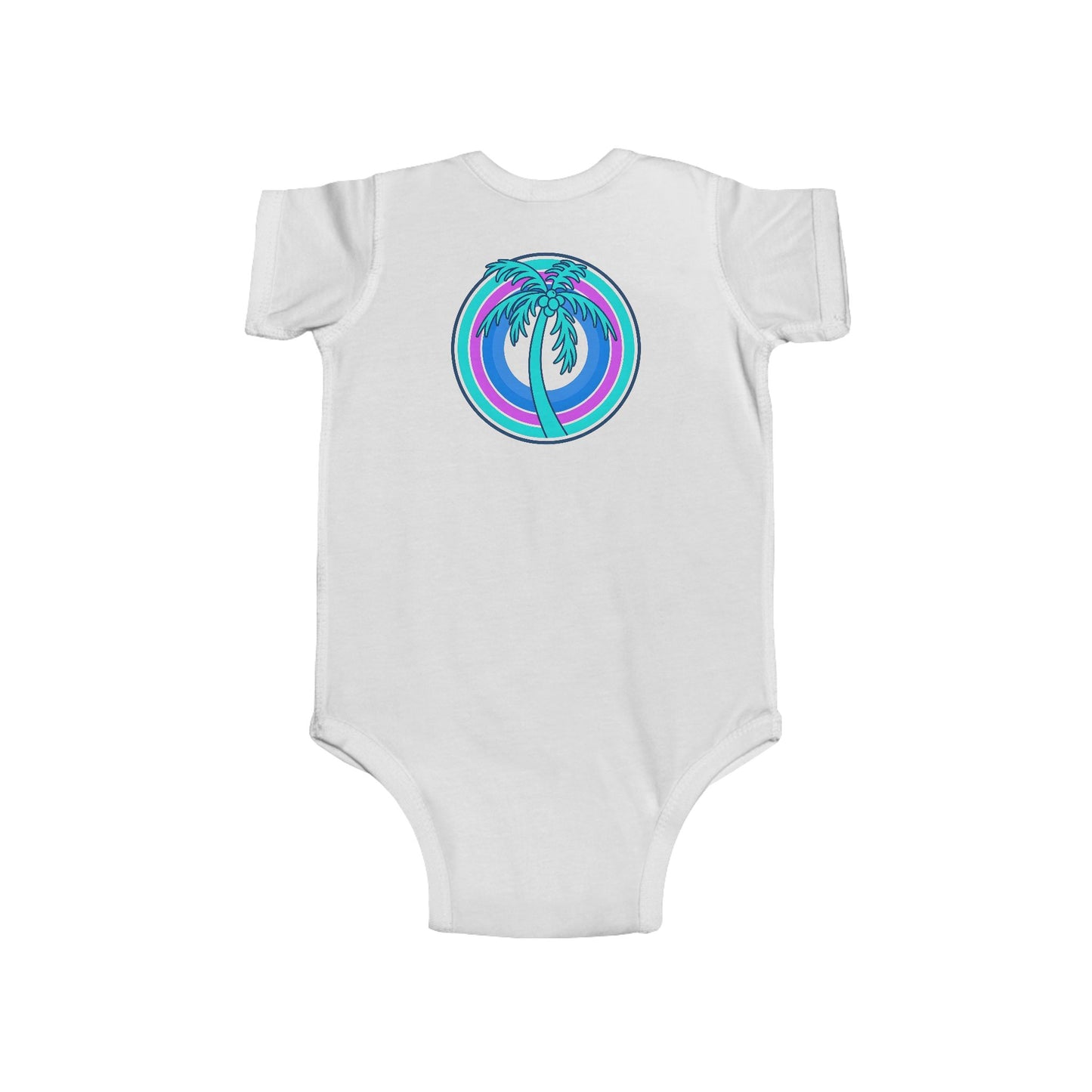Hawleywood Vintage Retro Cotton Jersey Baby Bodysuit - Live the Dream