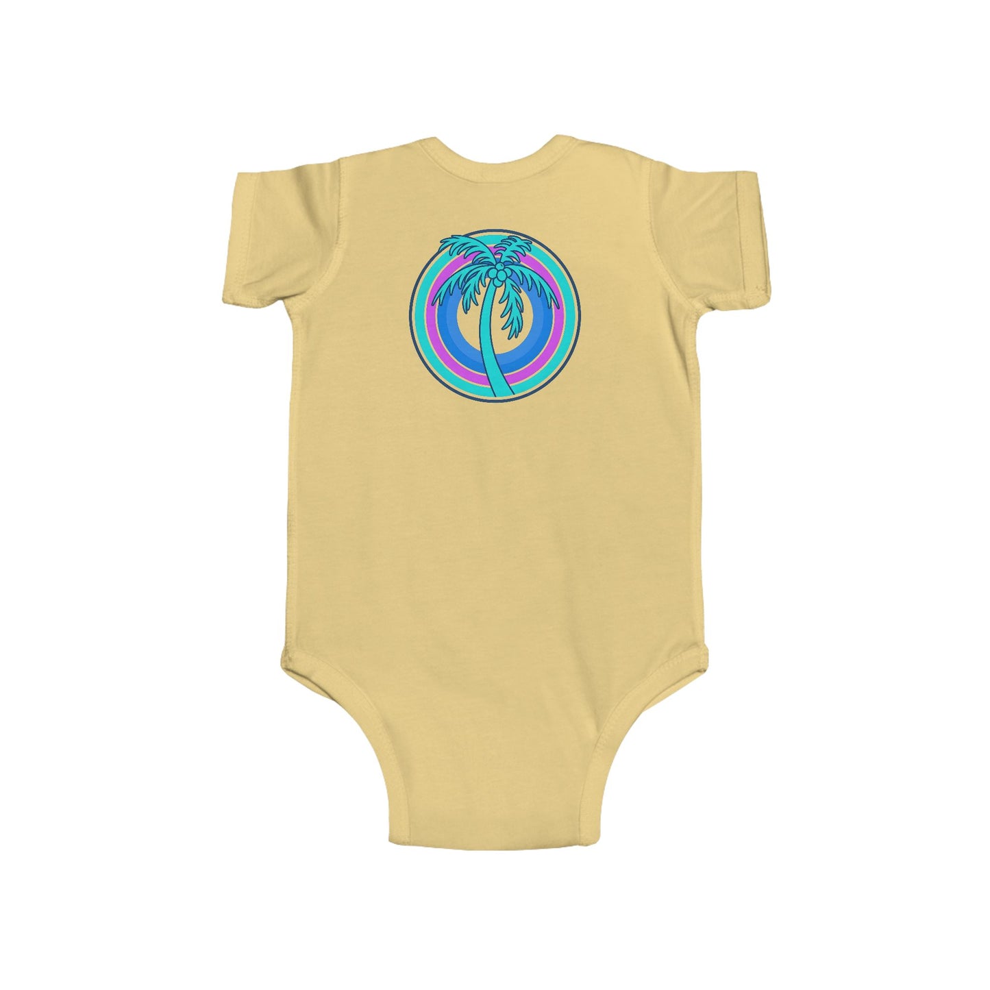 Hawleywood Vintage Retro Cotton Jersey Baby Bodysuit - Live the Dream