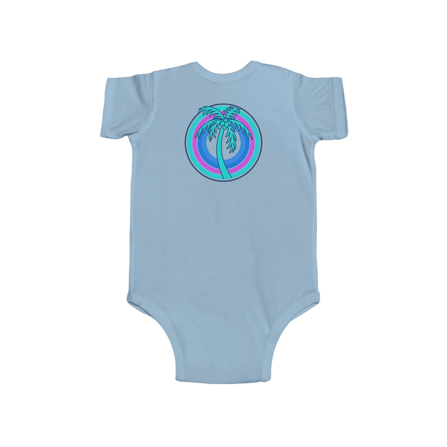 Hawleywood Vintage Retro Cotton Jersey Baby Bodysuit - Live the Dream