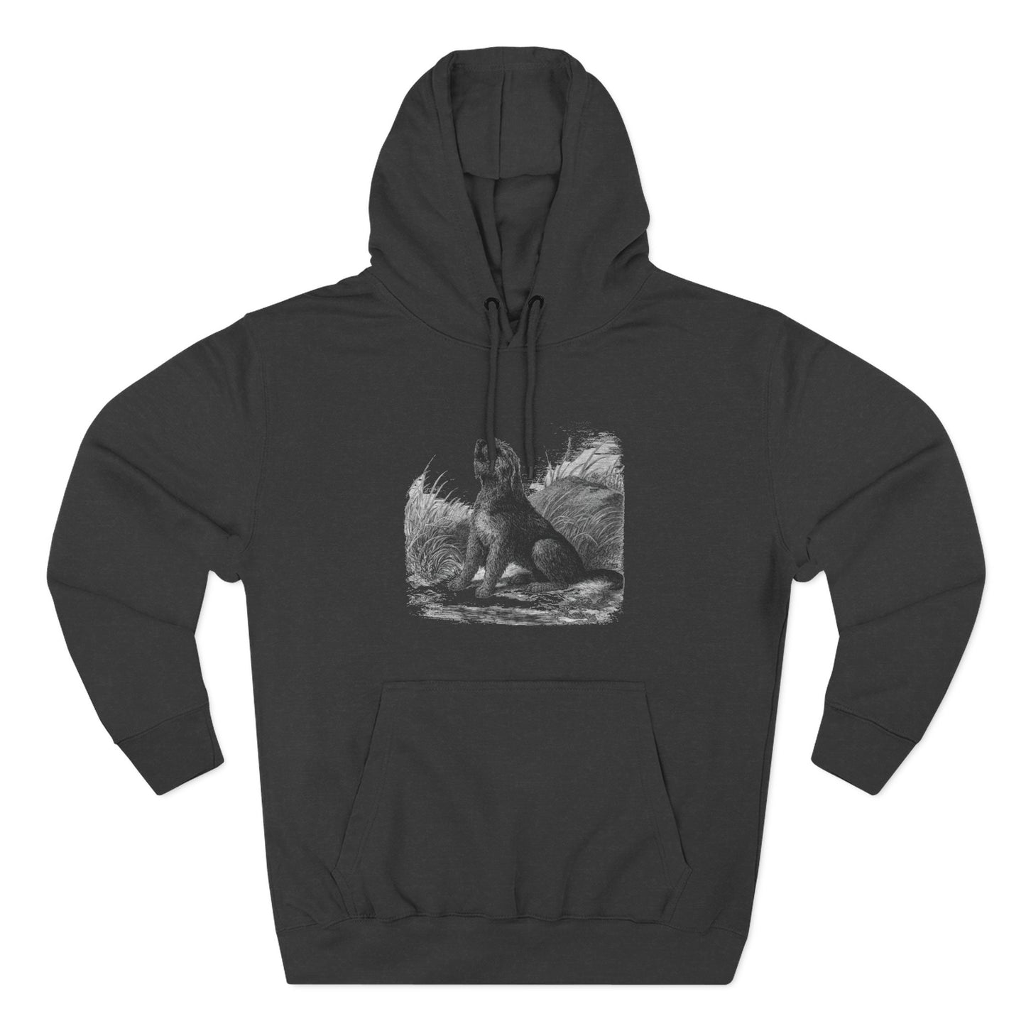 Otterhound Vintage Retro Unisex Heavy Cotton Hoodie - Howling For Fun