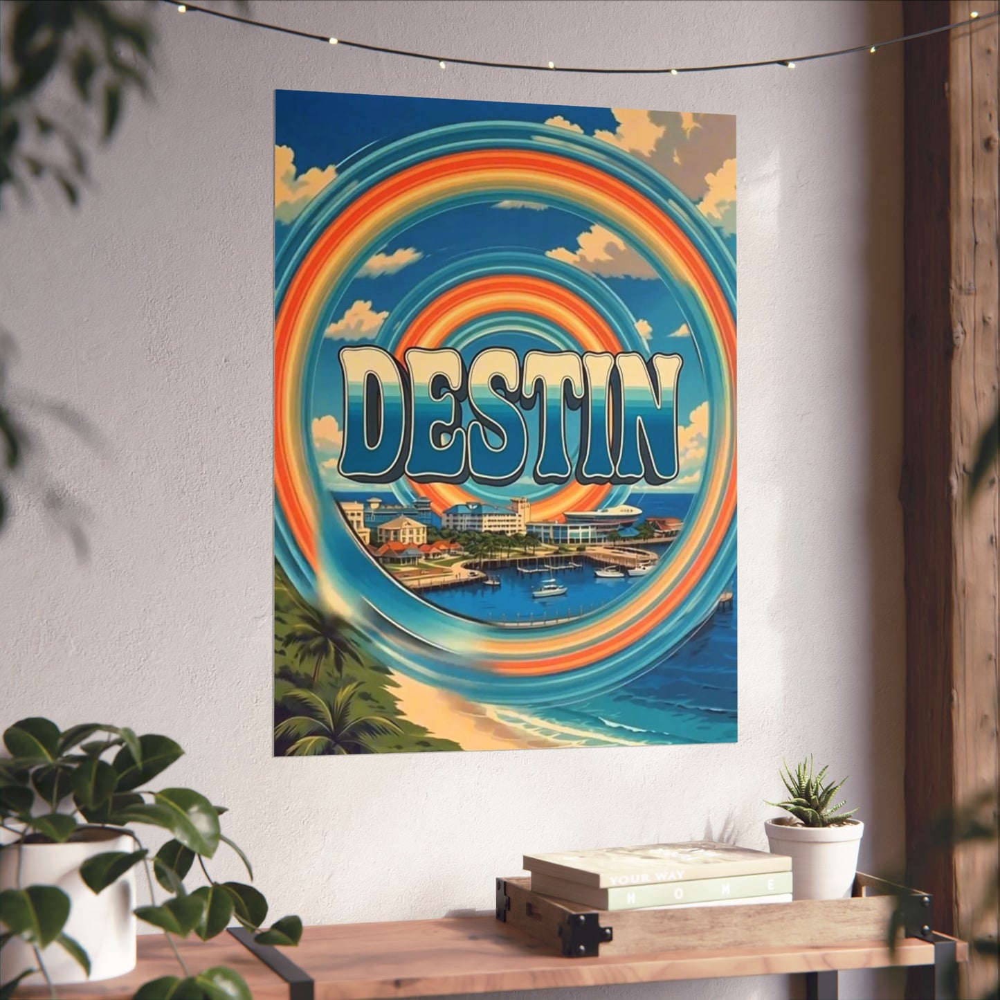 Destin Florida Vintage Retro Giclée Print Art Series Poster