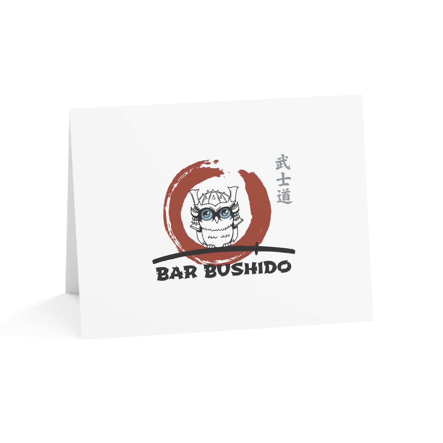 Bar Bushido Thank You Card Set - Color Logo