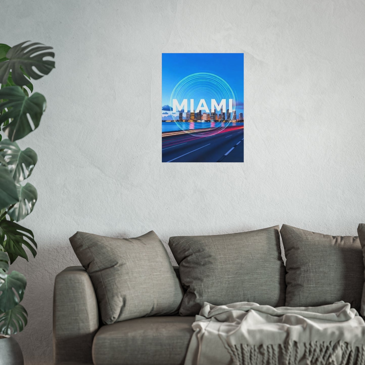 Miami Florida Vintage Retro Giclée Print Art Series Poster
