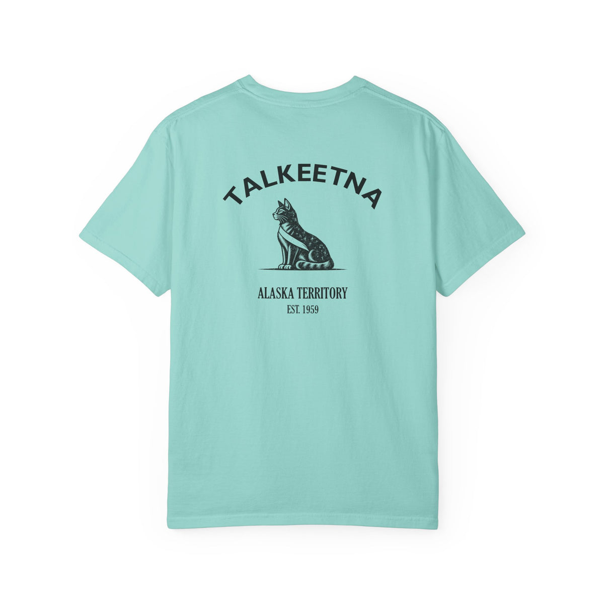 Talkeetna Alaska Cat Mayor Garment-Dyed Heavyweight Tee